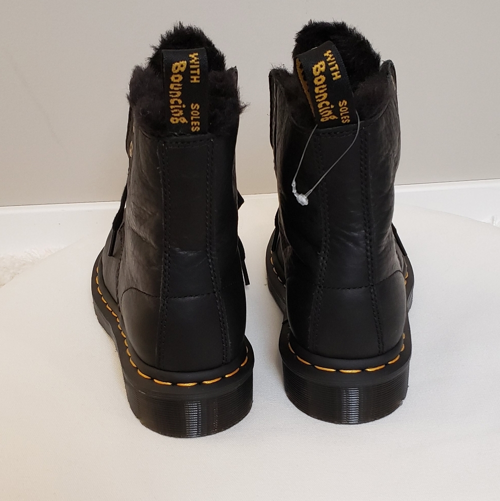 Dr. Marten 1460 Pascal Faux Fur Lined Boots - Picture 4 of 7
